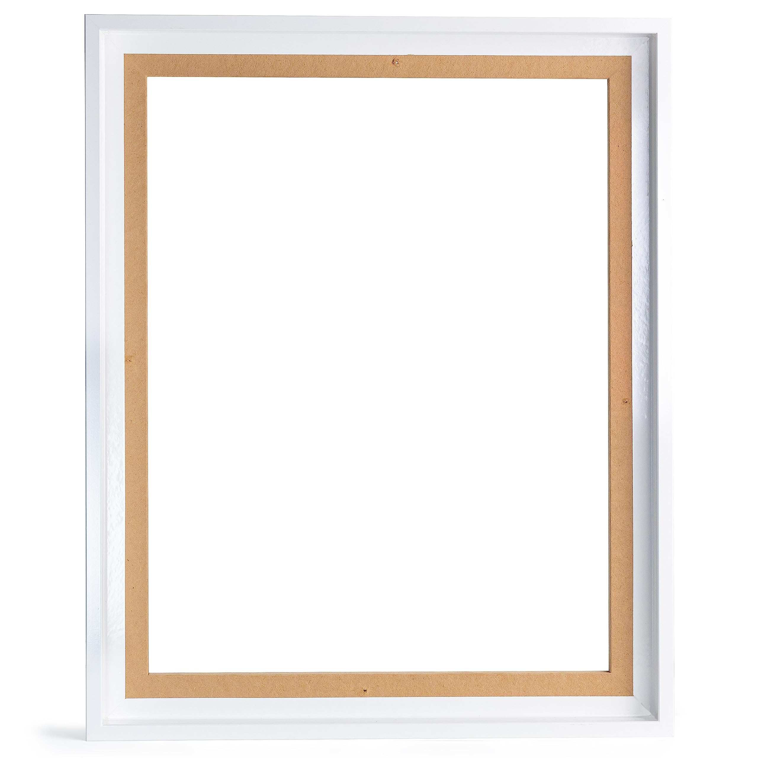 Ramka na zdjęcia pusta ramka na płótnie obrazy na blejtramie | format 70 x 70 cm kolor biały połysk