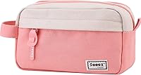 Vista 17 de Sooez Estuche para lápices original de alta capacidad, bolsa grande para lápices, estuche organizador para bolígrafos, suministros estéticos