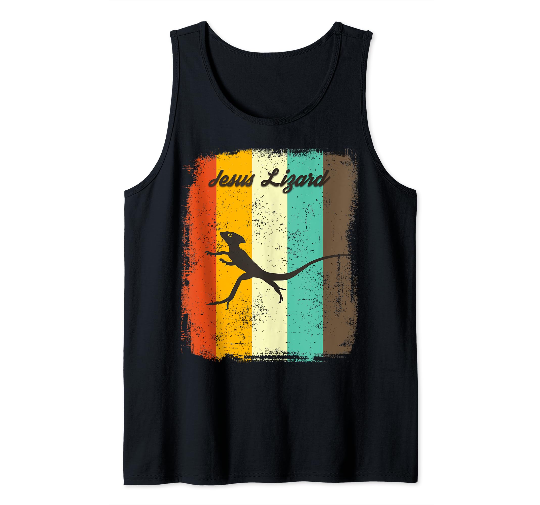 Jesus Lizard Shirt Retro 70s Vintage Reptile Lover Tshirt Tank Top