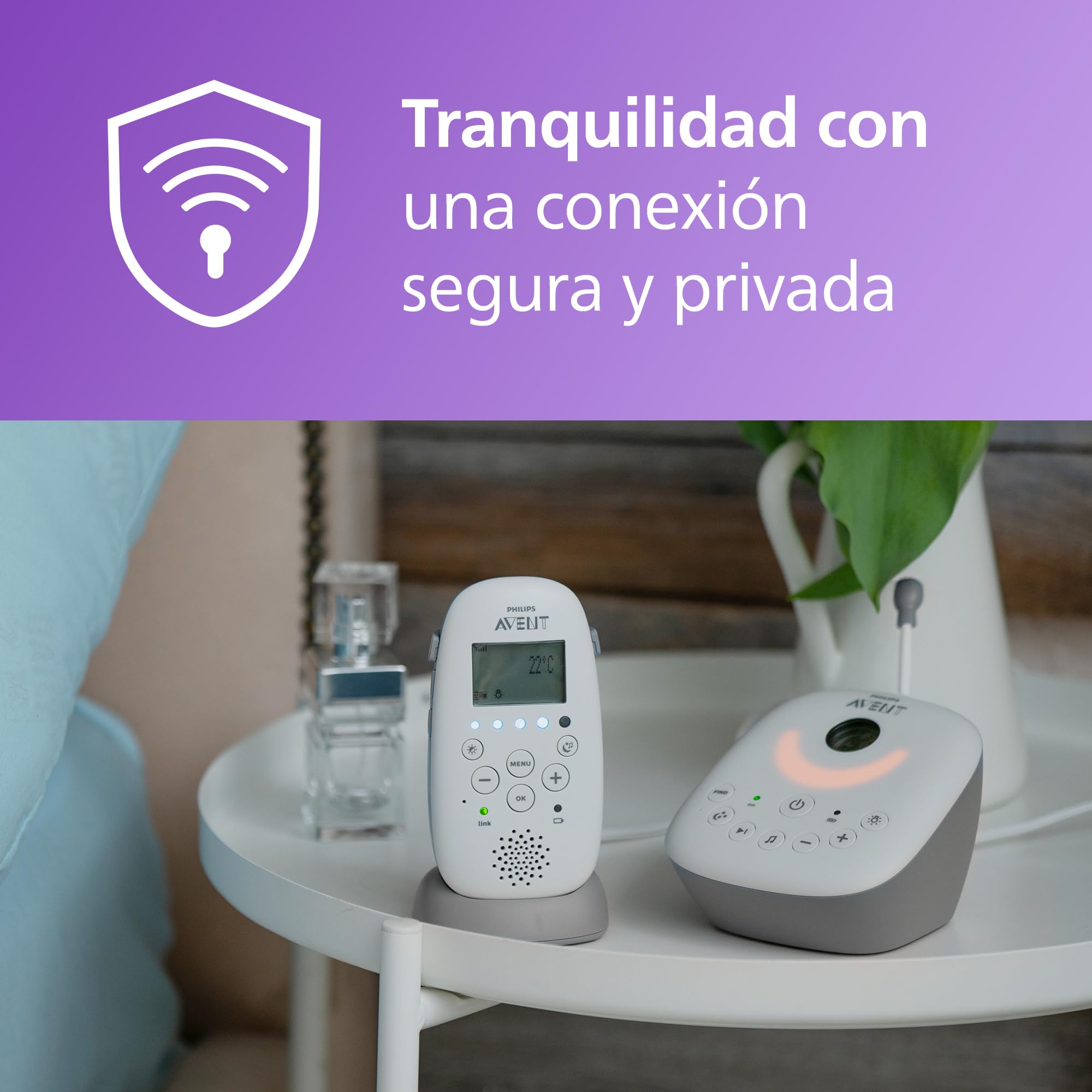 Philips Avent DECT - Vigilabebés (modelo SCD733/00)
