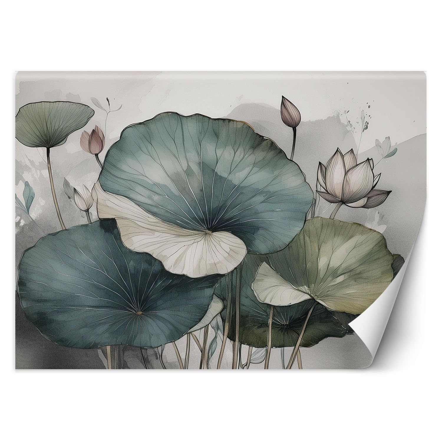 Tableau papier peint lys fleurs 100x70 cm pour transformer votre maison en cocon