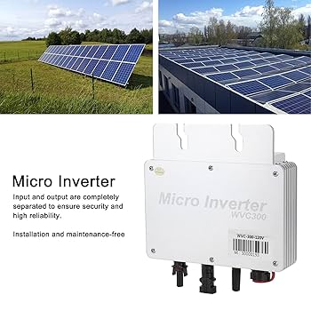 ソーラーインバーター、WVC-300ソーラーマイクロインバーター(120V) Amazon.co.jp: Teror ソーラーインバーター、WVC-300ソーラー