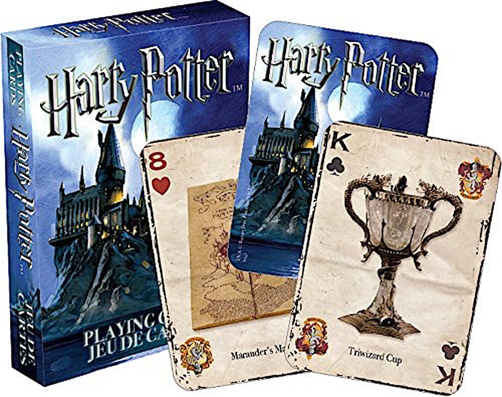Aquarius Harry Potter Merchandise and Games - Playing Symbols Cards and Crest Playing Cards