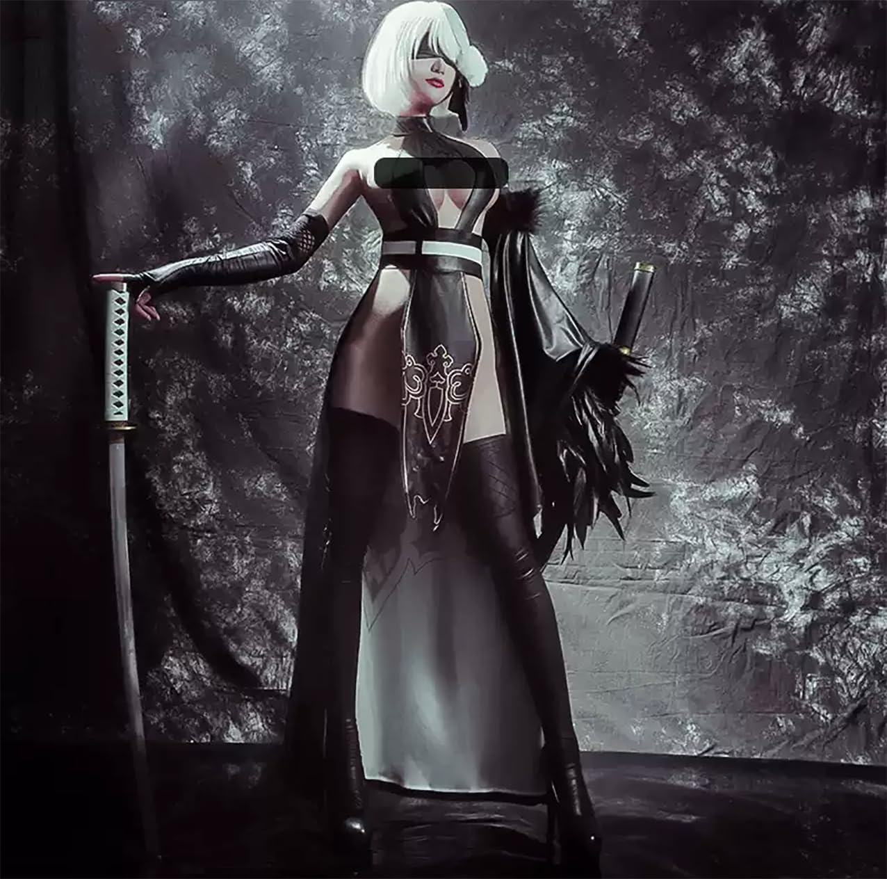 NIKKE ニケミハラ ペインイーター コスプレ衣装フルセット ウィッグ