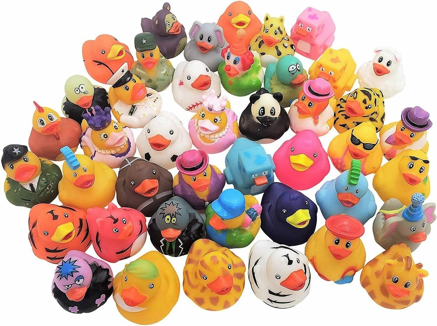 Assorted Colorful Rubber Duckies (2