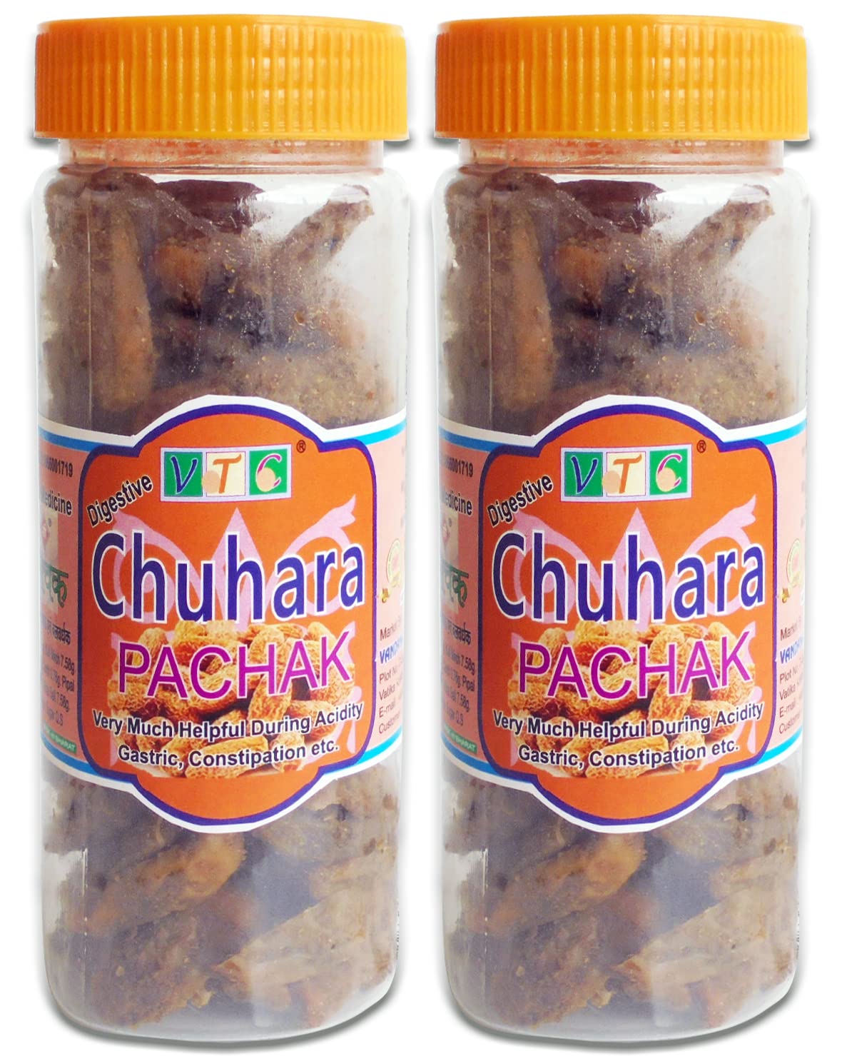 Chhuhara Pachak Chatpata Ayurvedic Pachak Churaha Slice | Hygienically Prepared Digestive Mouth Freshener | 400 Gram (Pack of 2)
