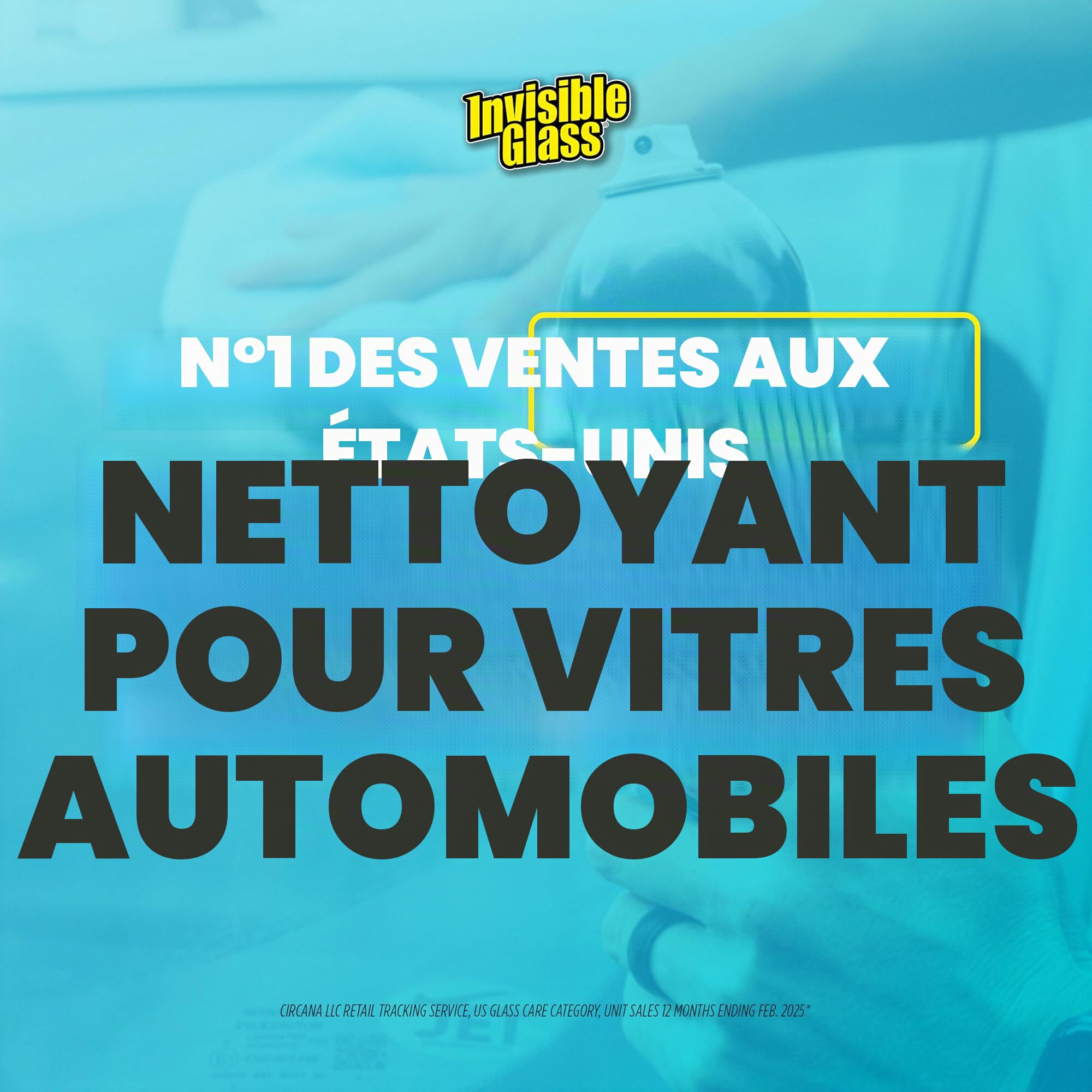 Invisible en Verre 91164 Premium Aérosol pour vitres pour Windows/Pare-Brise/miroirs