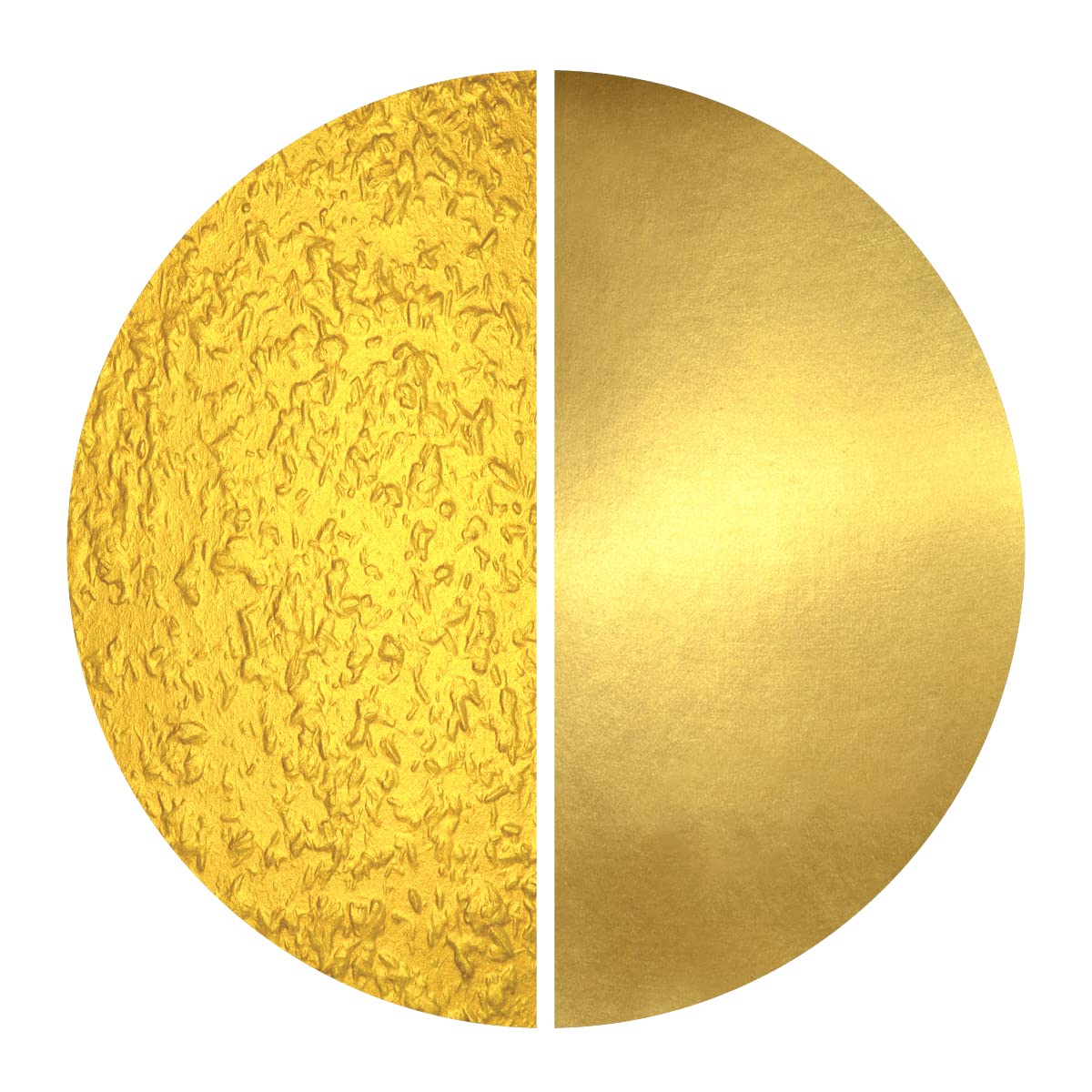 Wanders Metallic Wandfarbe Gelb-Gold (2,5 Liter) moderne Metallic Effekt Wandfarbe in 9 exklusiven Farbtönen, Effektfarbe innen für Zuhause, Made in Germany