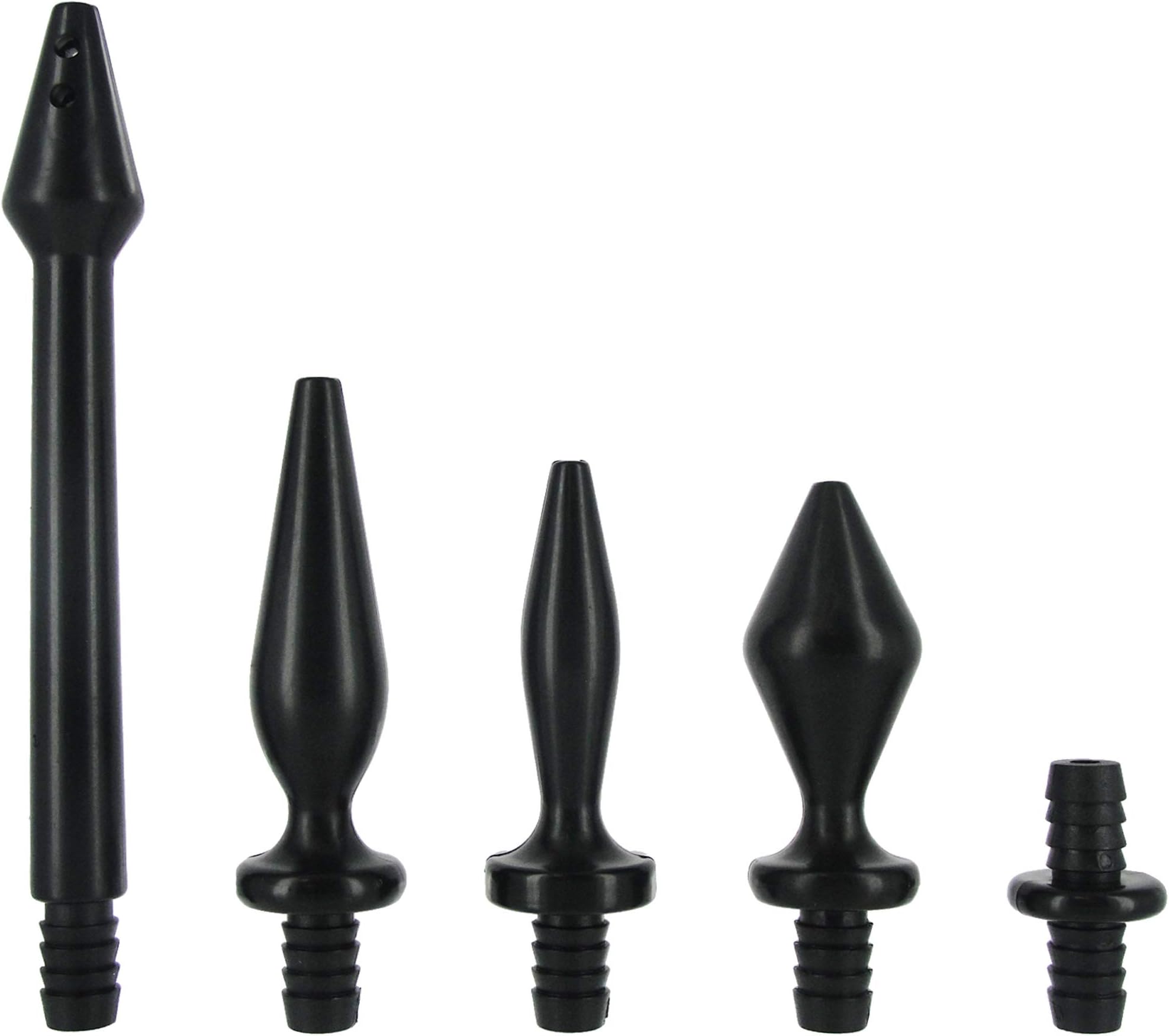Enemas Cleanstream Enema Tip Set, Black