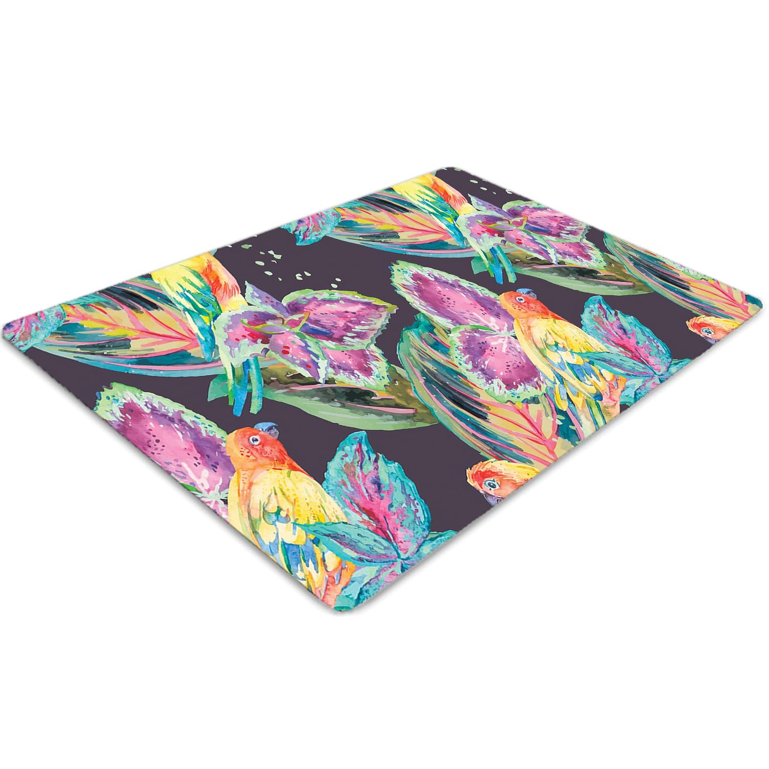Tapis de chaise anti-rayures pour sauver votre parquet protège-sol PVC perroquets 120x90