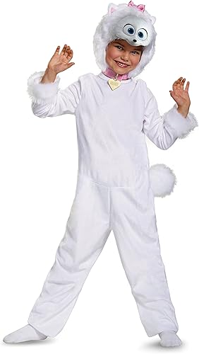 Gidget Deluxe The Secret Life of Pets - Disfraz universal de la vida secreta de mascotas, pequeño/4-6X