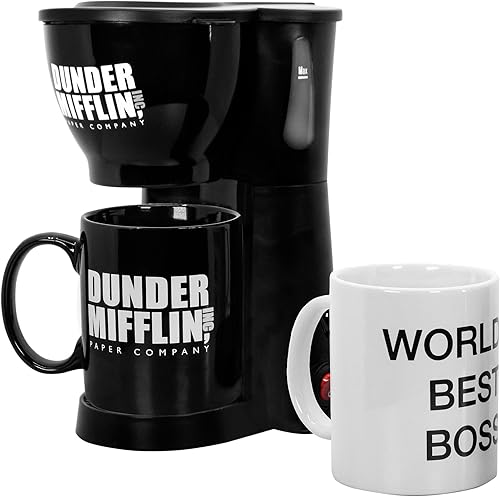 Miniatura 3 de Uncanny Brands The Office - Juego de regalo para cafetera de taza individual con 2 tazas