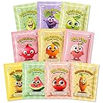 Kaely 10 Pack Fruit Face Masks for Kids, Kids Face Mask Spa Day Kit Supplies, Spa Party Favors for Teens Girls Women, Sheet Facial Mask Skincare Gifts Set, Moisturize Soothe for All Skin Types, 01