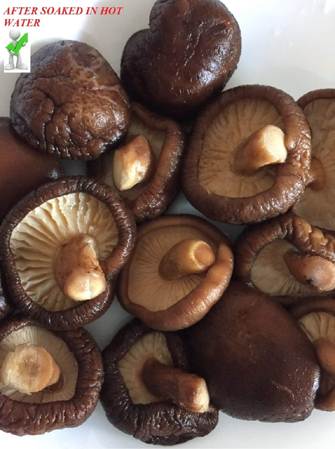 PREMIUM DRIED SHIITAKE CHINESE MUSHROOM (1 LB Bag (3-4cm))