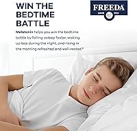 Vista 5 de FREEDA Melatonina - Tabletas masticables sin azúcar de 1 mg – Ayuda natural para dormir con sabor a fruta para adultos y niños a partir de 3 años