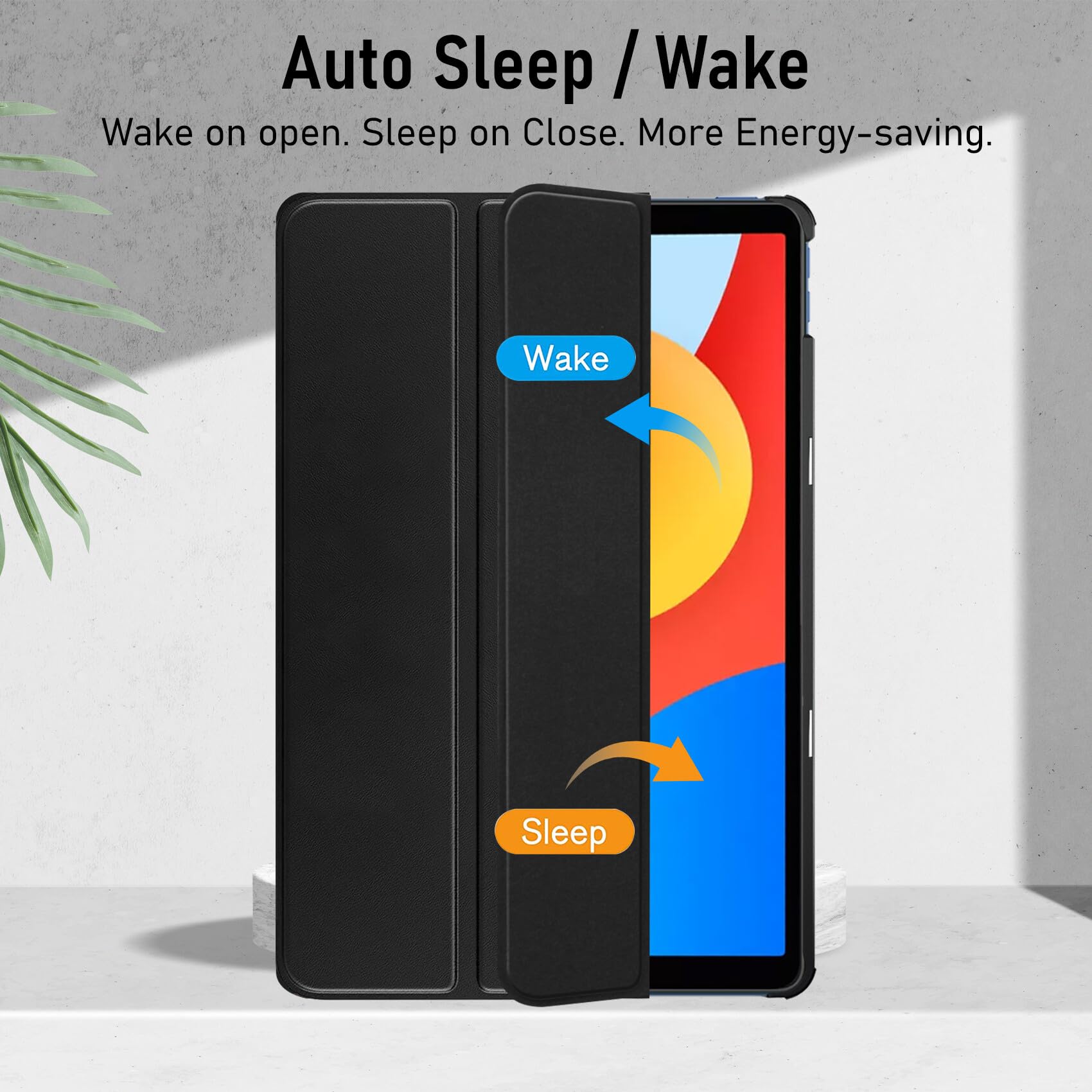 Robustrion Cover for Redmi Pad SE 4G 8.7 inch Cover Case, Trifold