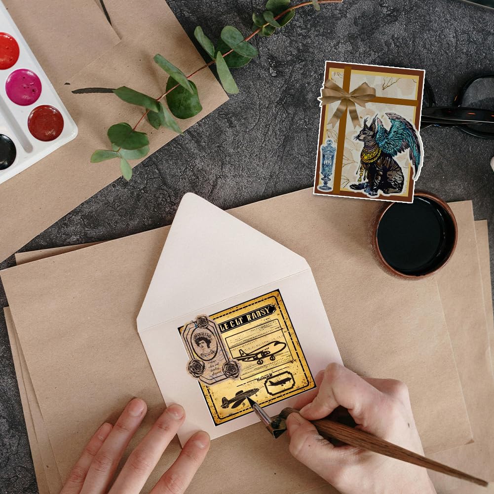 PH PandaHall Camping Gear Clear Stamps Set - Transparent Silicone Stamps For Card Making, Scrapbooking, DIY Crafts