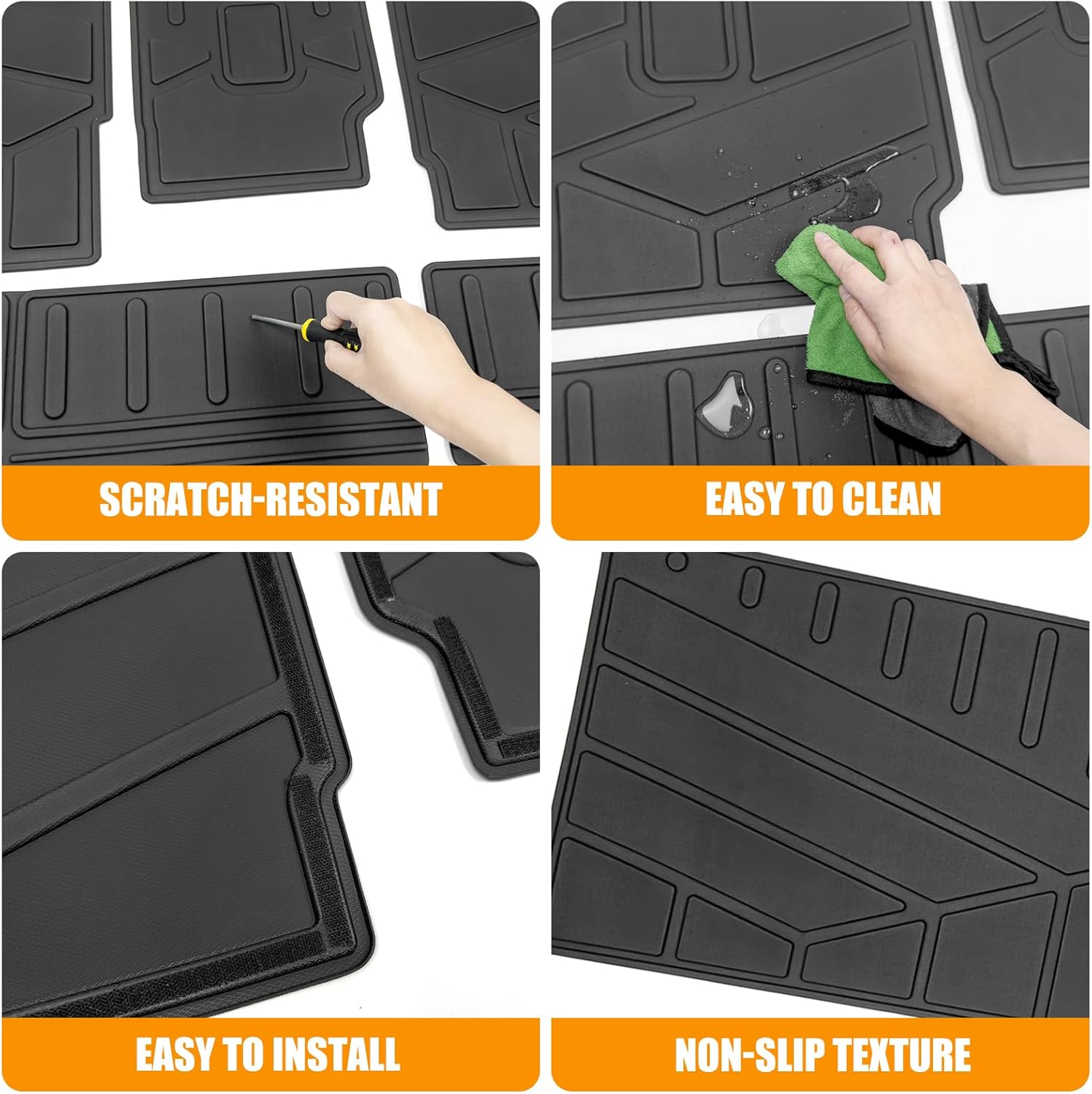 Cargo Mat Compatible with 2025-2026 Ford Expedition/Lincoln Navigator Cargo Liner Backrest Liner Seatback Protector for Expedition/Navigator Accessories(25-26 Expedition/Navigator)