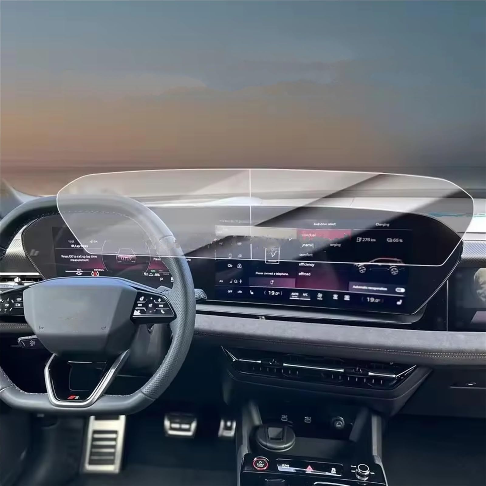 Vidrio templado SQ5 para viajes sin reflejos en el panel GPS 7