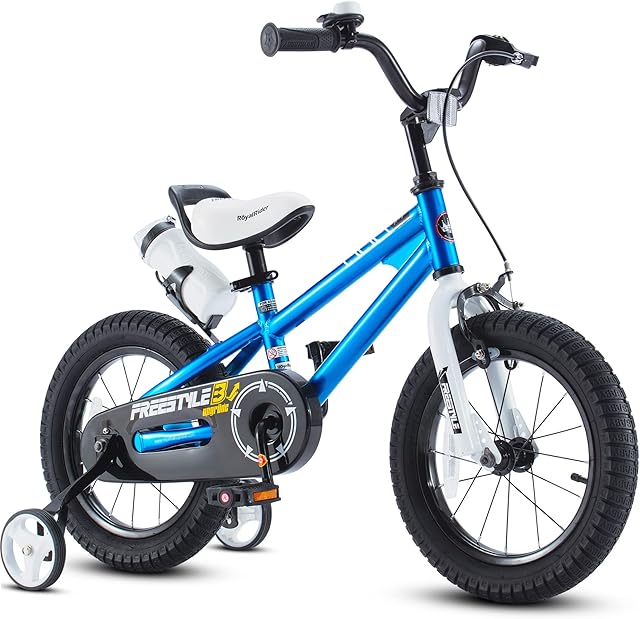 Royalbaby Freestyle Kids Bike 12 14 16 18 Inch Bicycle for Boys Girls Ages 3-9 Years, Multiple Colors