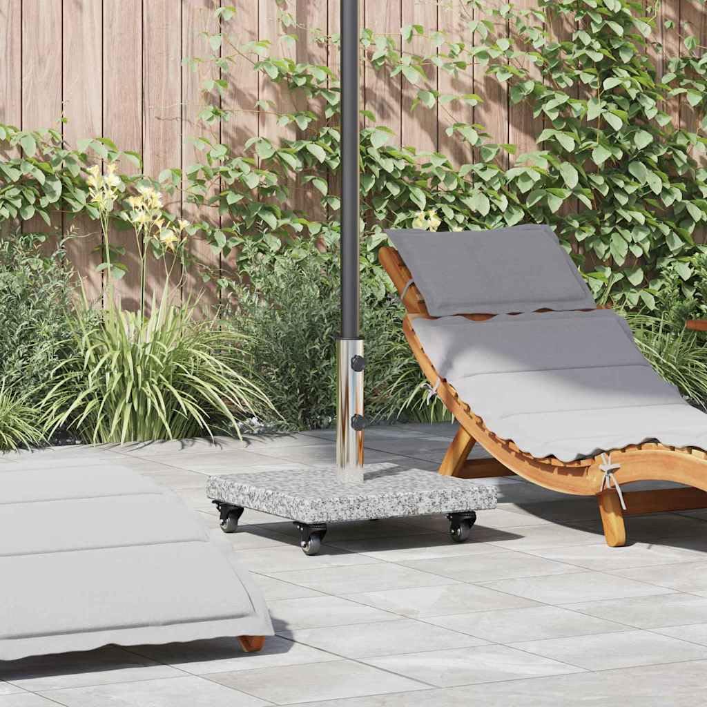 vidaXL Pied de Parasol 30 kg Gris Granite Carré