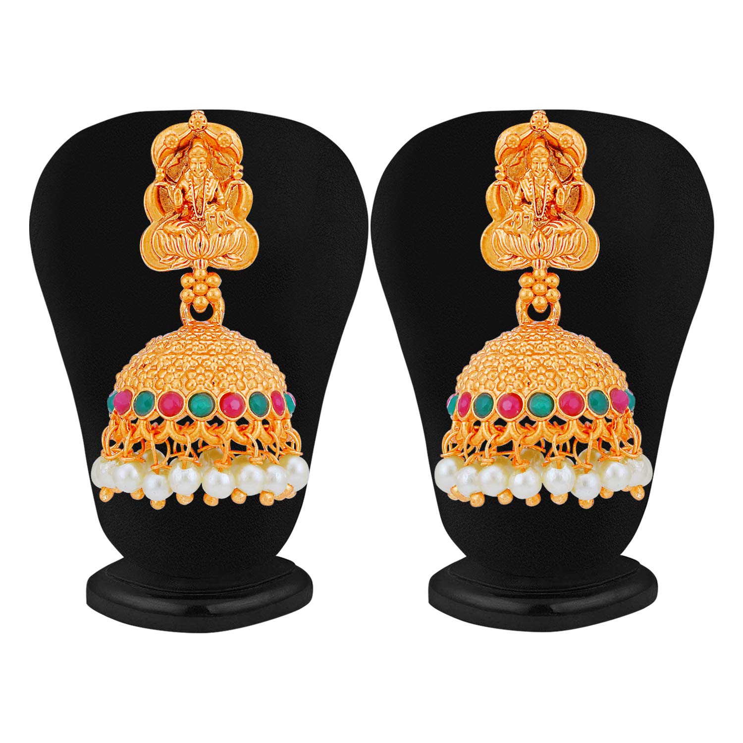 Goddess Laxmi Choker Necklace Set (SKR61671)