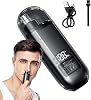 Jouis Nose Hair Feather Machine, Electronic Nose Hair Trimmer for Men, Use Accessory Set for Everyone with Digital Display Shaving Apparatus Charging Display