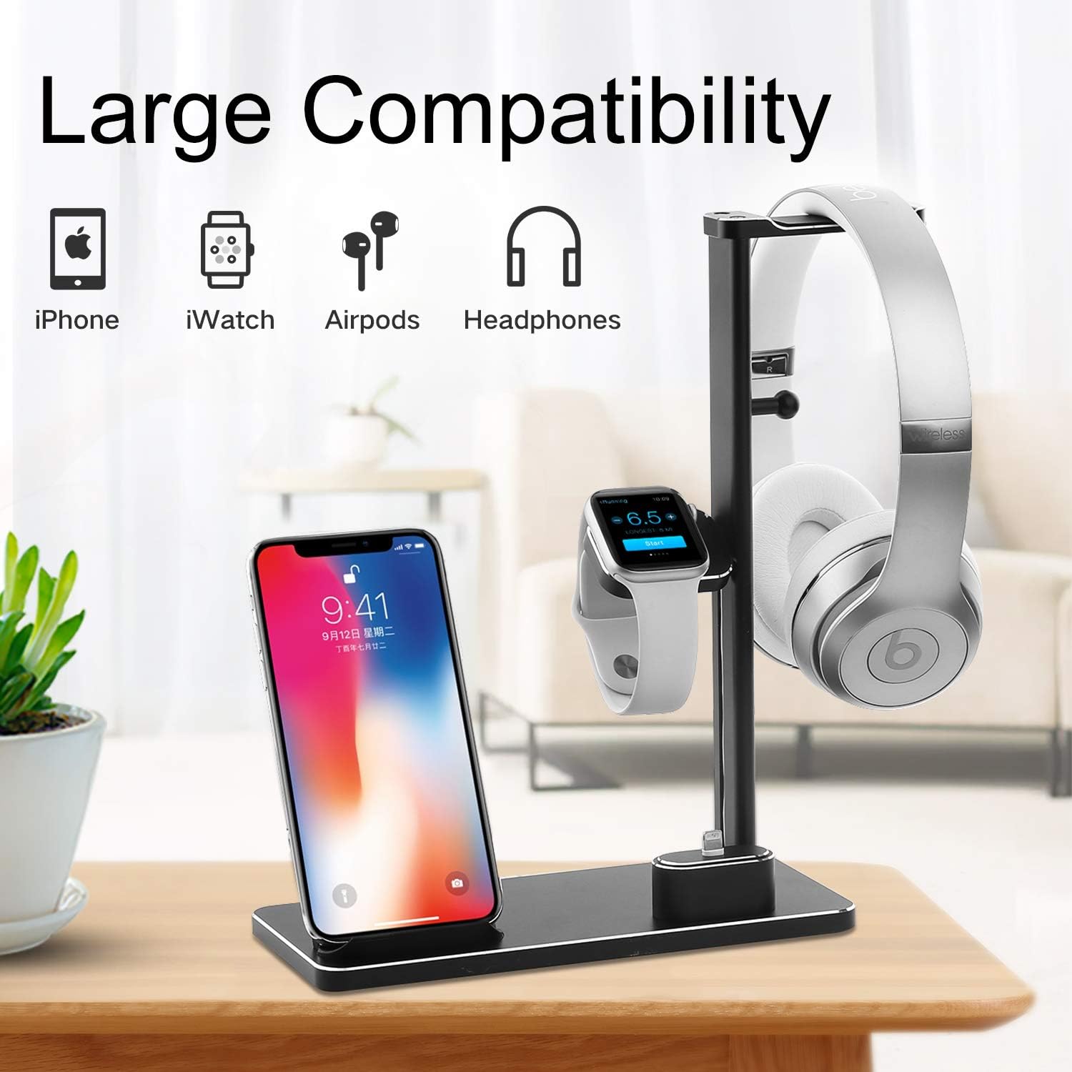 Hottest Sale Wireless Charger Stand, XUNMEJ Watch Stand Station for Apple Watch 6 SE 5 4 3 2 Charging Dock Station Headphones Stand Holder Phone Docking Station for iPhone 12 11 Xs X Max XR iPad Exclusive Discount 🔥 Wireless Charger Stand, XUNMEJ Watch Stand Station for Apple Watch 6 SE 5 4 3 2 Charging Dock Station Headphones Stand Holder Phone Docking Station for iPhone 12 11 Xs X Max XR iPad