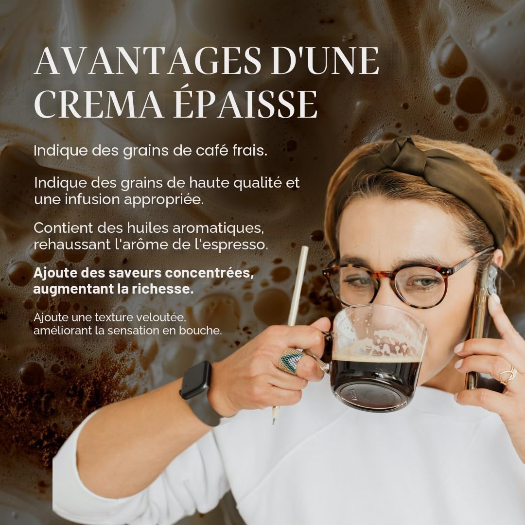 La Natura Lifestyle AROMA BOX, 80 capsules de café compatibles avec les machines à capsules Nespresso, 8 SAVEURS uniques, caramel, chocolat, pistache, coco, rhum, truffe, potiron, cacahuète