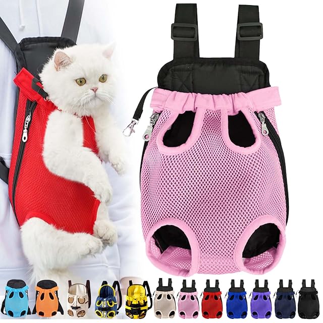 Furry Pawsy Cat Carrier, Furry Pawsy Carrier, Portable Pet Carrier Backpack