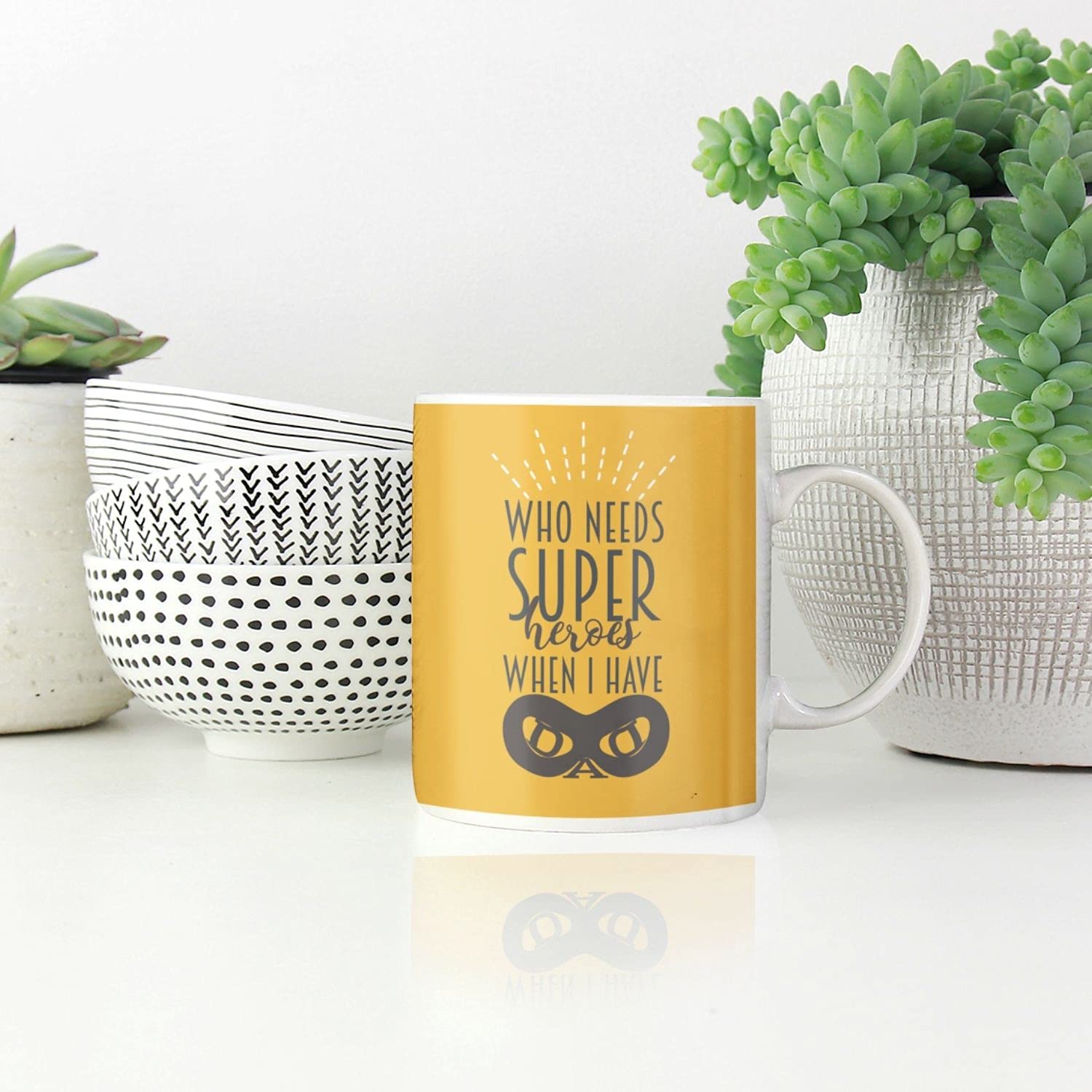 TheYaYaCafe Fathers Day Gift for Dad Ceramic Coffee Mug - Super Hero Dad (B08YJ23F3M) Amazon Price History, Amazon Price Tracker