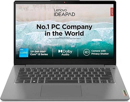 Lenovo IdeaPad 3 12th Gen Intel Core i3-1215U 14 Inch (35.5cm) FHD Thin & Light Laptop (8GB/512GB SSD/Win 11/Office 2021/1 Year Warranty/3months…