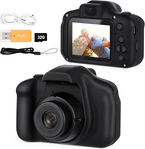 Vasttron Juguetes de cámara para niños de 3 4 5 6 7 8 9 10 11 12 años Regalo para niñas y niños Cámaras digitales selfie para niños pequeños