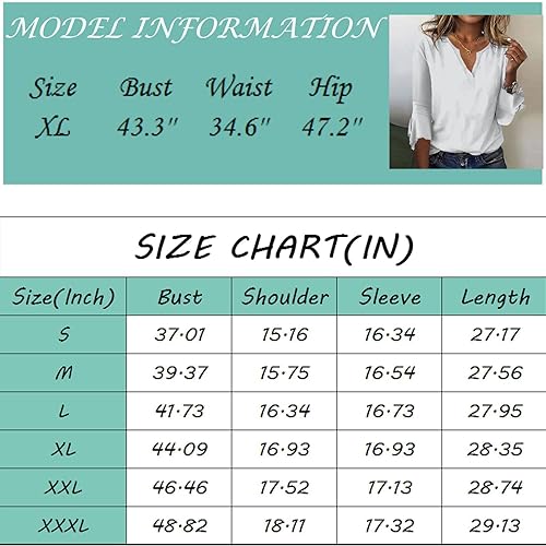 Miniatura 5 de Ropa para mujer, camisetas de manga 34 para mujer, camisetas con estampado gráfico, blusas casuales de talla extragrande, camisetas básicas sin