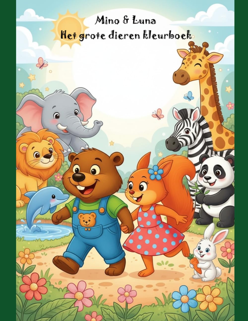 Mino & Luna: Het grote dieren kleurboek