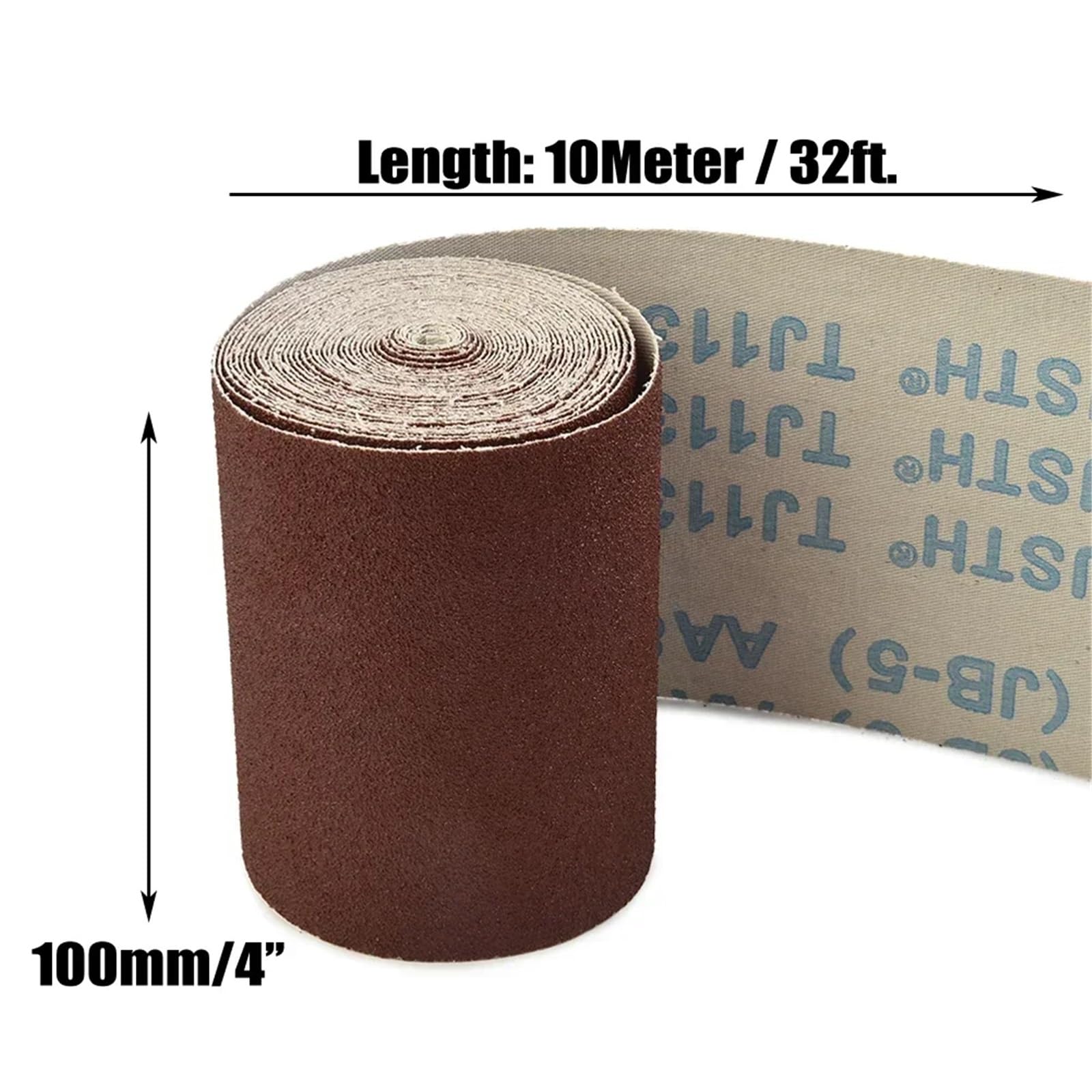 Rotolo di carta vetrata da 10 m 80 120 180 240 320 600 Carta a grana Tela smeriglio Levigatura ad acqua/a secco Strumenti abrasivi(80 Grit)
