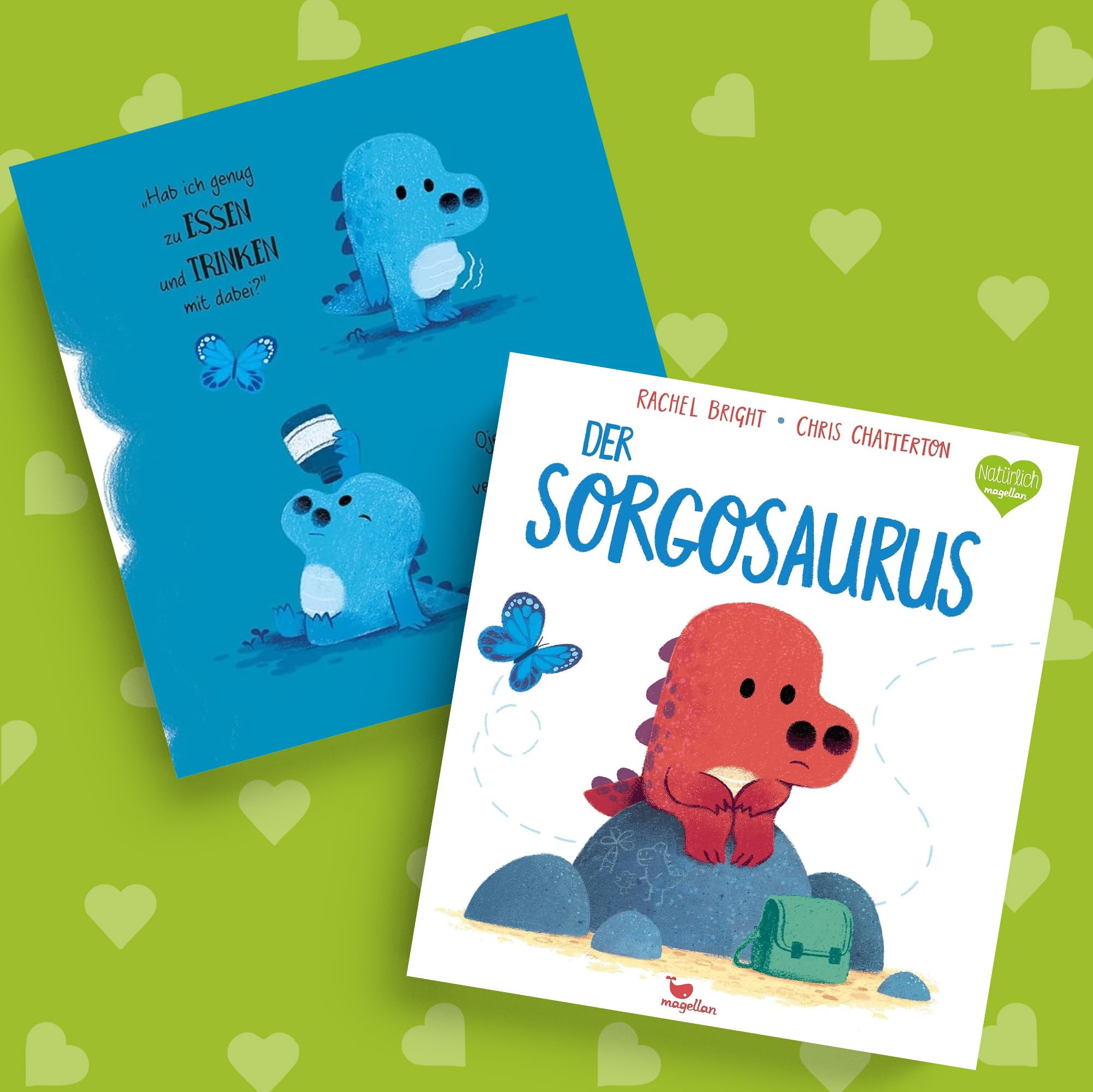 Rachel Bright Bücher Set Band 1-6 – Sorgosaurus, Knuddelsaurus, Stampfosaurus, Purzelsaurus, Quasselsaurus & Schüchtisaurus – Dinosaurier Kinderbuch Bundle – zum Vorlesen mit exklusiven Stickern
