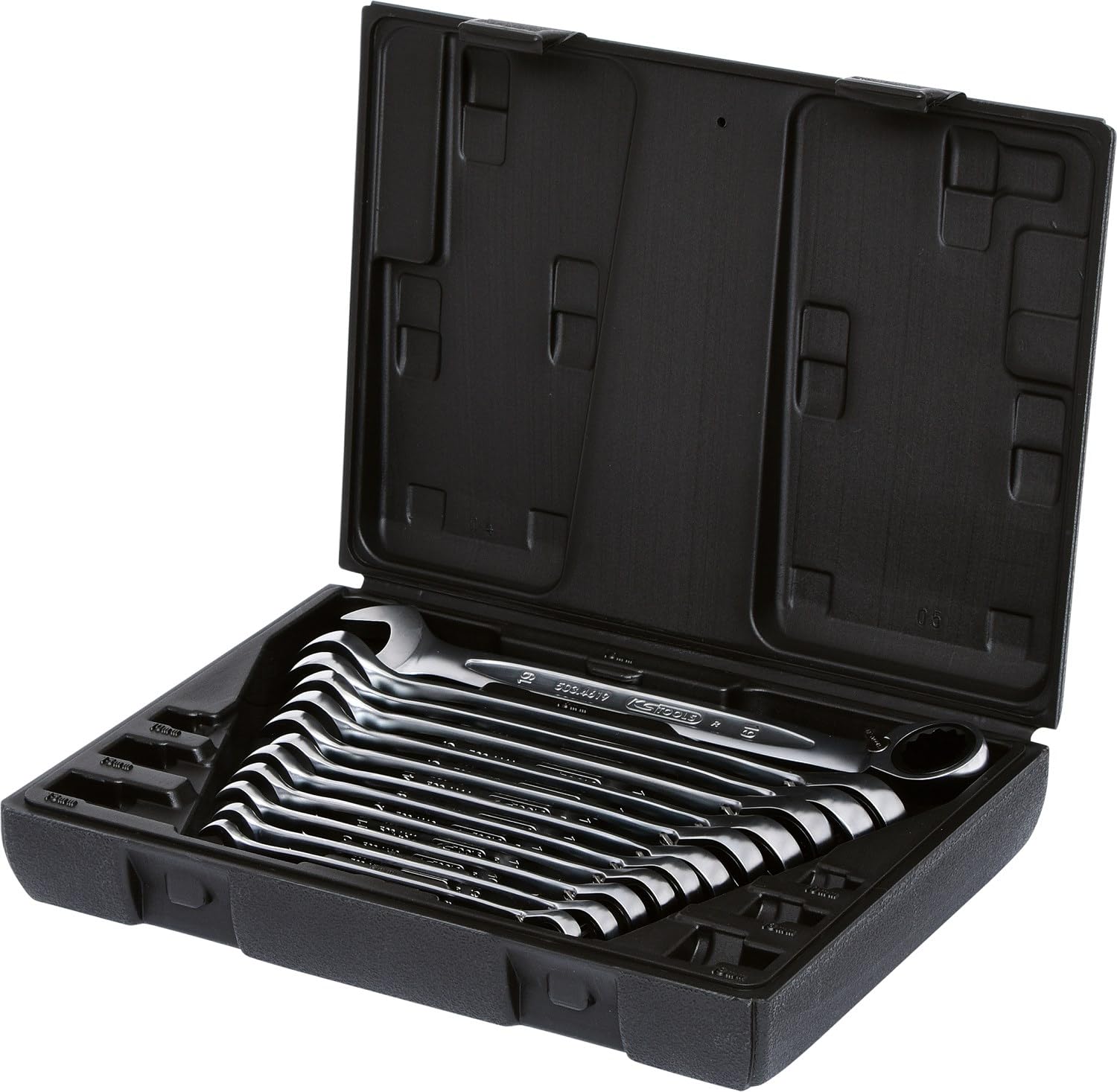 Coffret clé mixte cliquet réversible KS Tools 503.4665 CHROMEplus