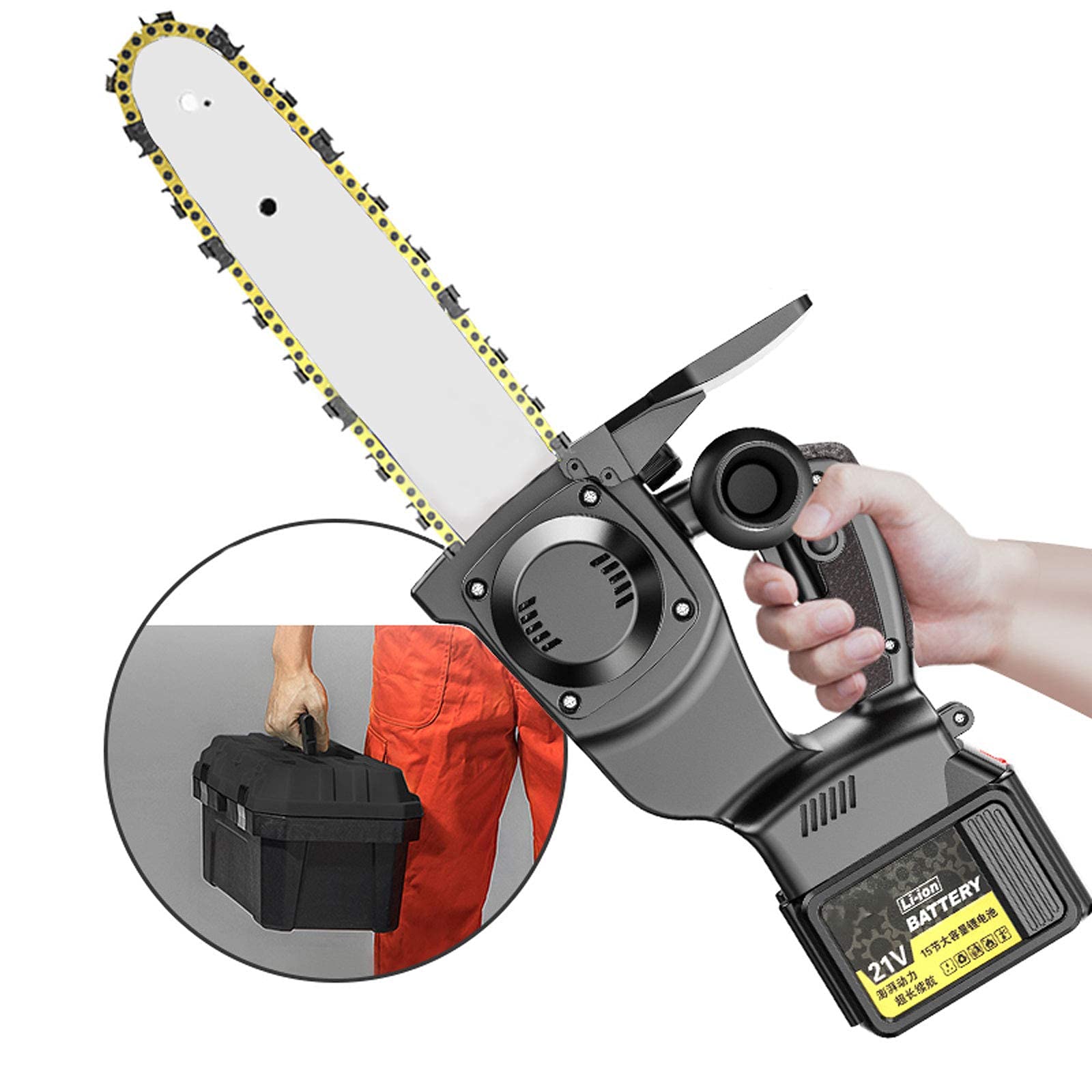 Buy YUYTIN Electric Chainsaw Cordless,Mini Chainsaw Cordless Electric
