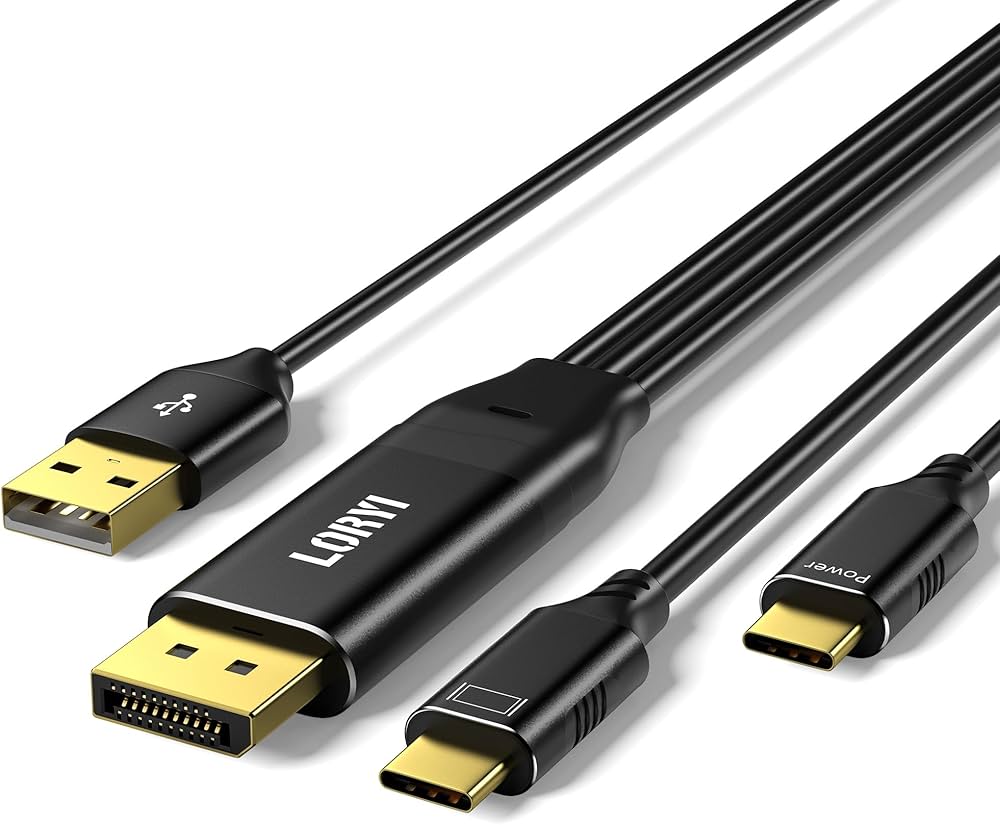 Amazon.com: Loryi DisplayPort to USB C Cable 5K@60Hz/4K@144Hz, 6.6 Amazon.com: Loryi DisplayPort to USB C Cable 5K@60Hz/4K@144Hz, 6.6