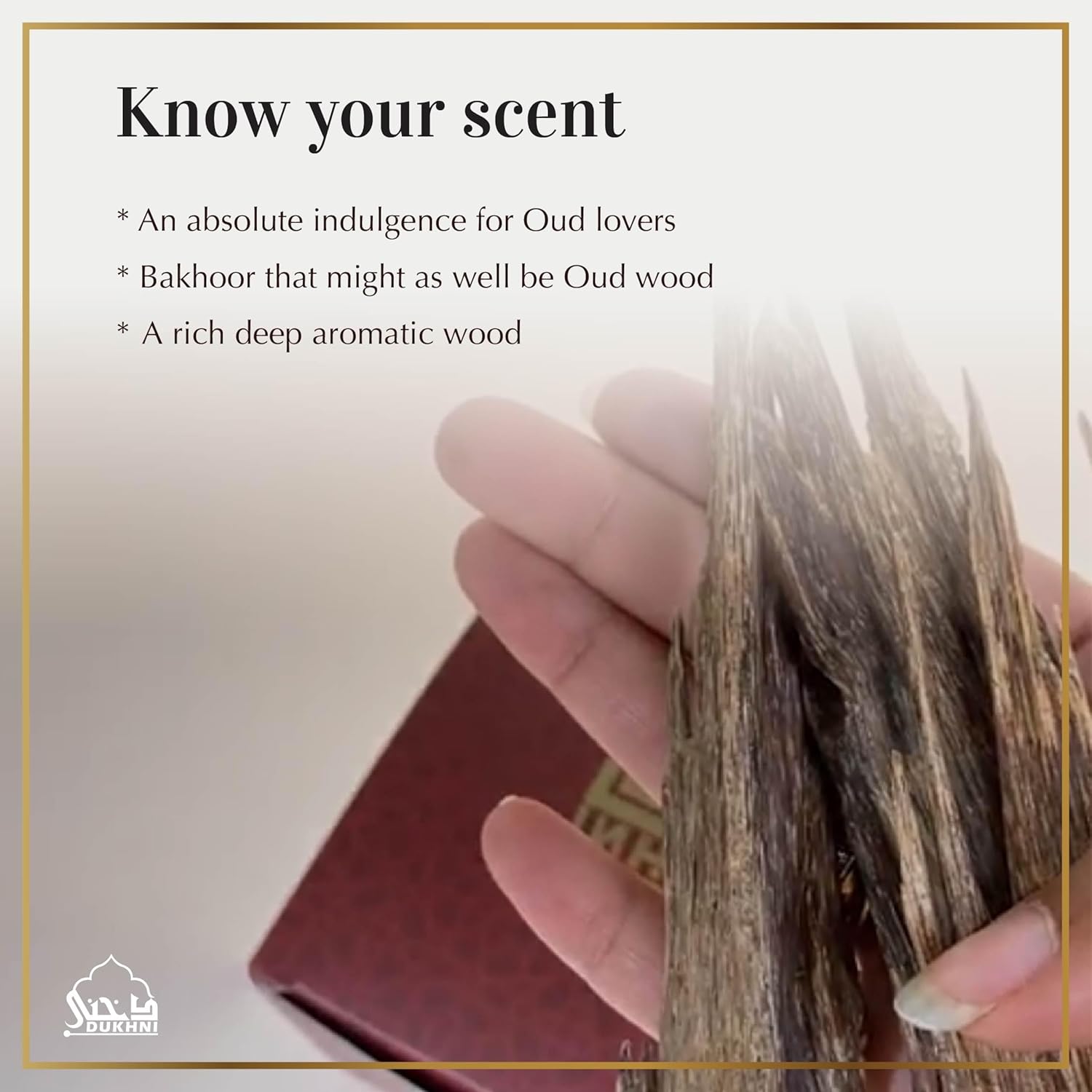 Dukhni Oud Bakhoor Deluxe by Dukhni | Arabic Bakhoor Incense | 40 pcs | Handmade, Rich, Luxurious | Natural Woody Oud Blend | Luxurious Ramadan & Eid Gift | to Relax & Meditate