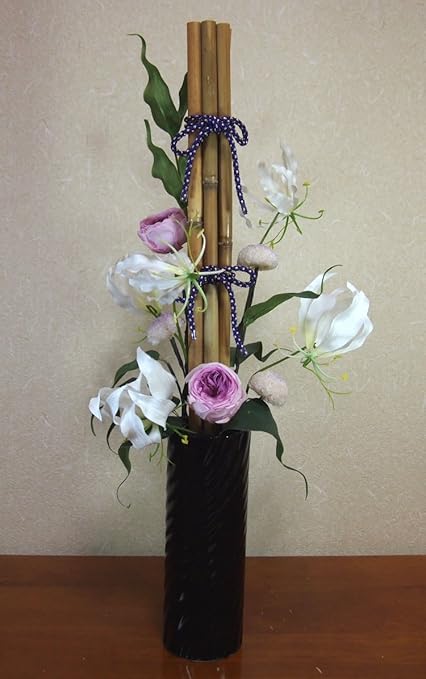 Amazon プリザーブドフラワー ヨシアレンジ 百合車 グロリオーサリリー 花贈り プリザーブドフラワー