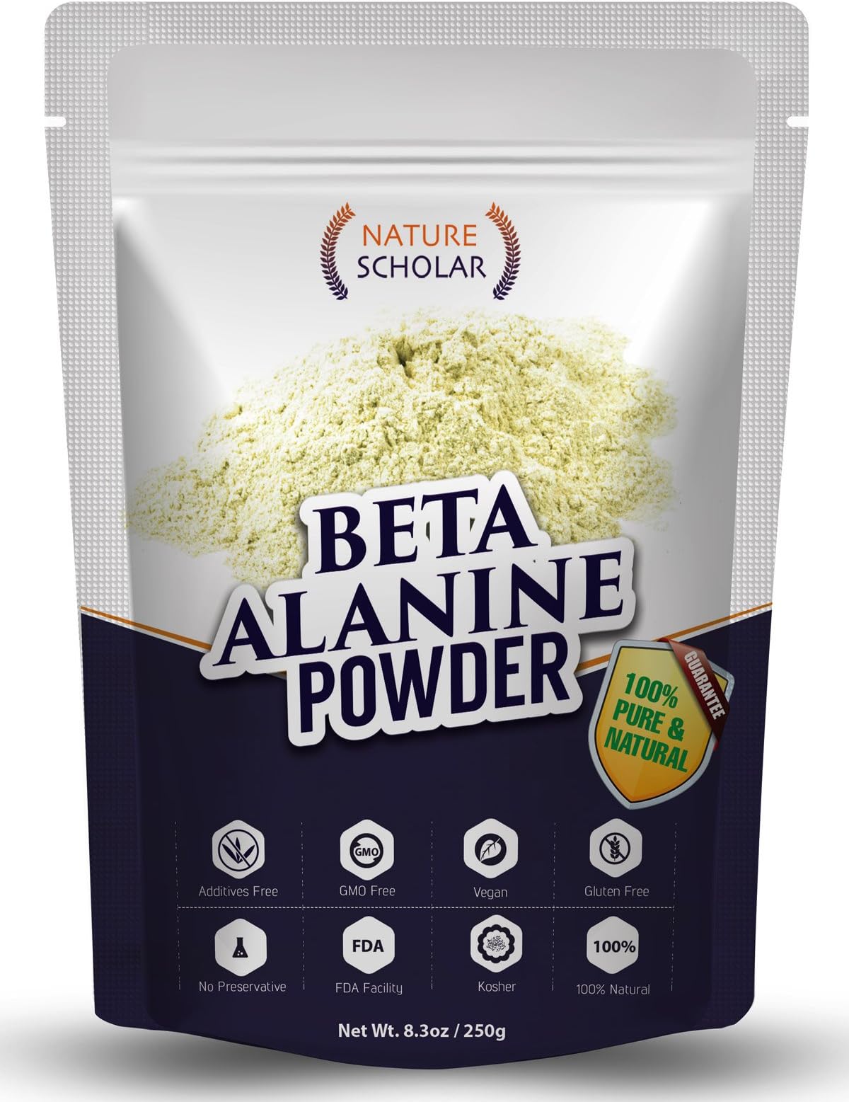 Beta Alanine Powder Pure 250g - Pre Workout Powder - Sports Nutrition Supplement Powder - Preworkout Beta Alanine Optimum Nutrition