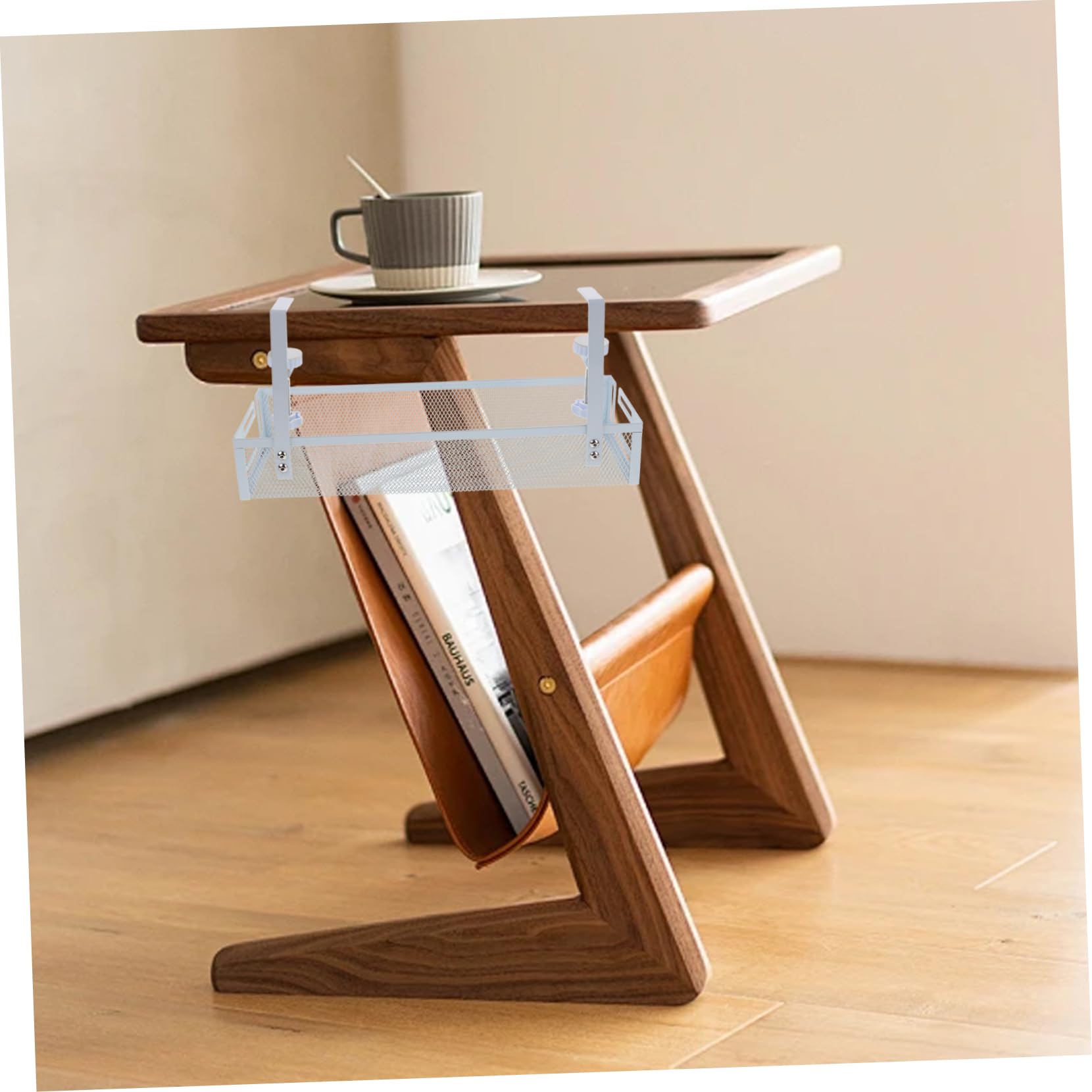 Organizator Kabli Pod Biurko z Praktycznym Zestawem Duża Pojemność Kable Adaptery i Hubs Usb Design Łatwy Montaż Oszczędność Miejsca