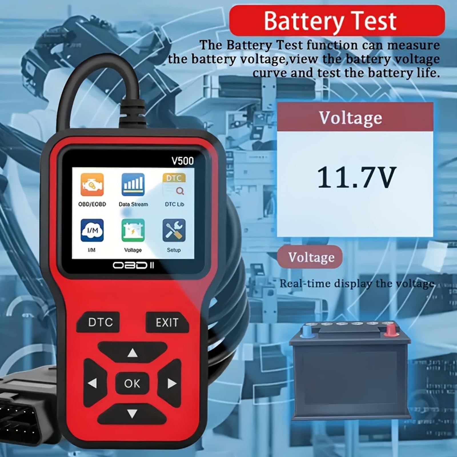 Scanner OBD2 Diagnostica Auto per Renault Clio Carpet 2000-2026