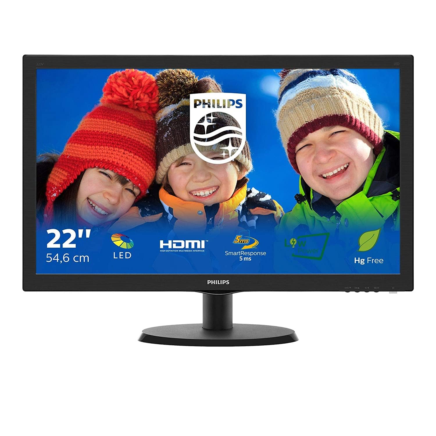 Amazon.co.jp: 【整備済品】PHILIPS 223V5LHSB/11 21.5インチ FHD 液晶