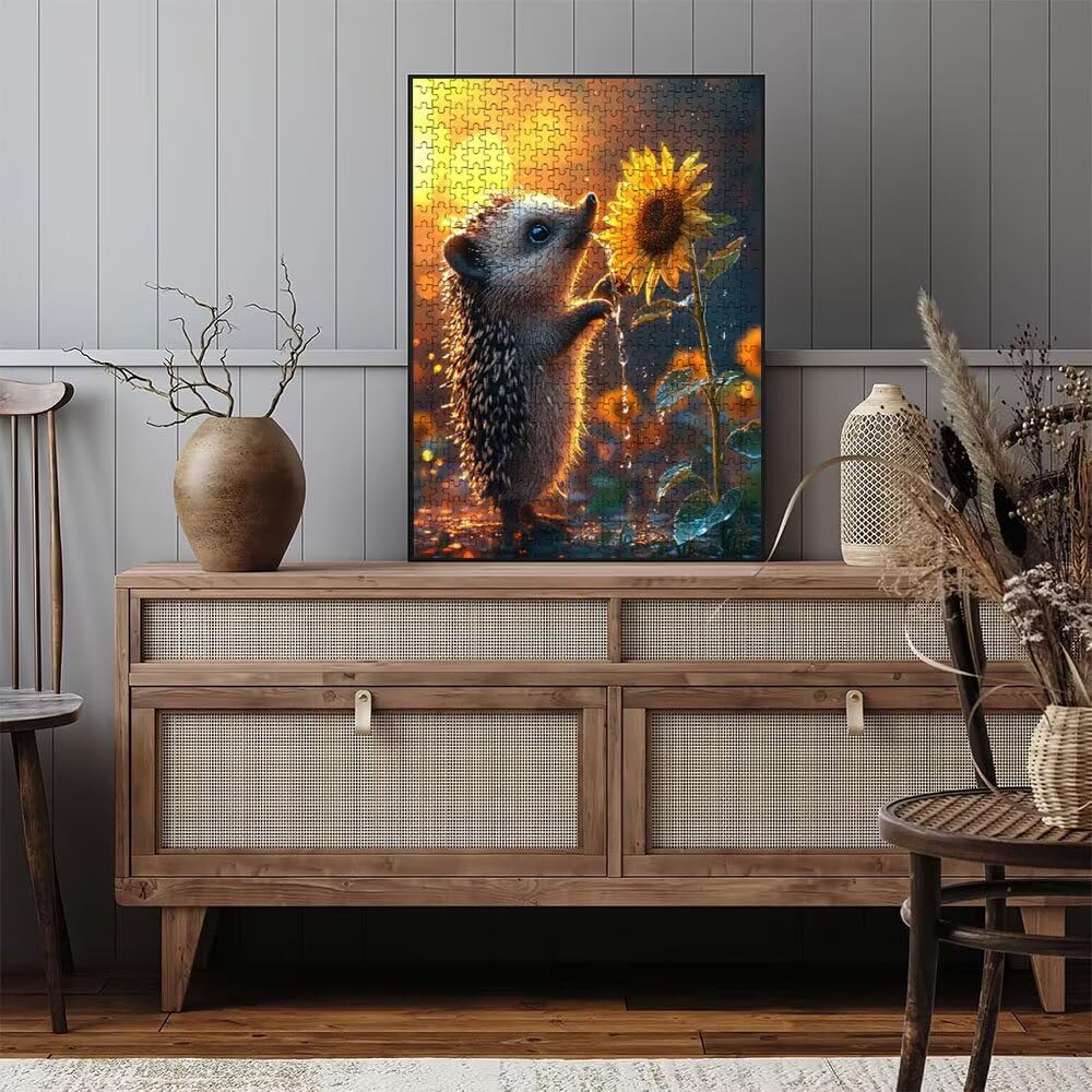 Puzzle 4000 Pezzi, Girasole Erico 3D Puzzle per Adulti Impegnativo, Educa Puzzles Artistico, Divertente E Stimolante Puzzles Decorativo per La Famiglia, Regalo e Decorazione Pareti DX0YL6-921