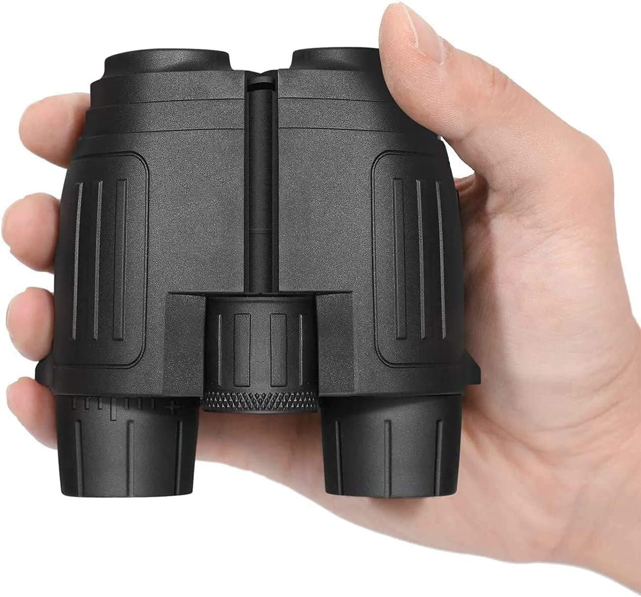 10x25 HD High Binoculars for Adults, RUQIWEMI Telescope Fogproof&Waterproof, Compact Folding Binoculars for Bird Watching Hunting Travelling Concert