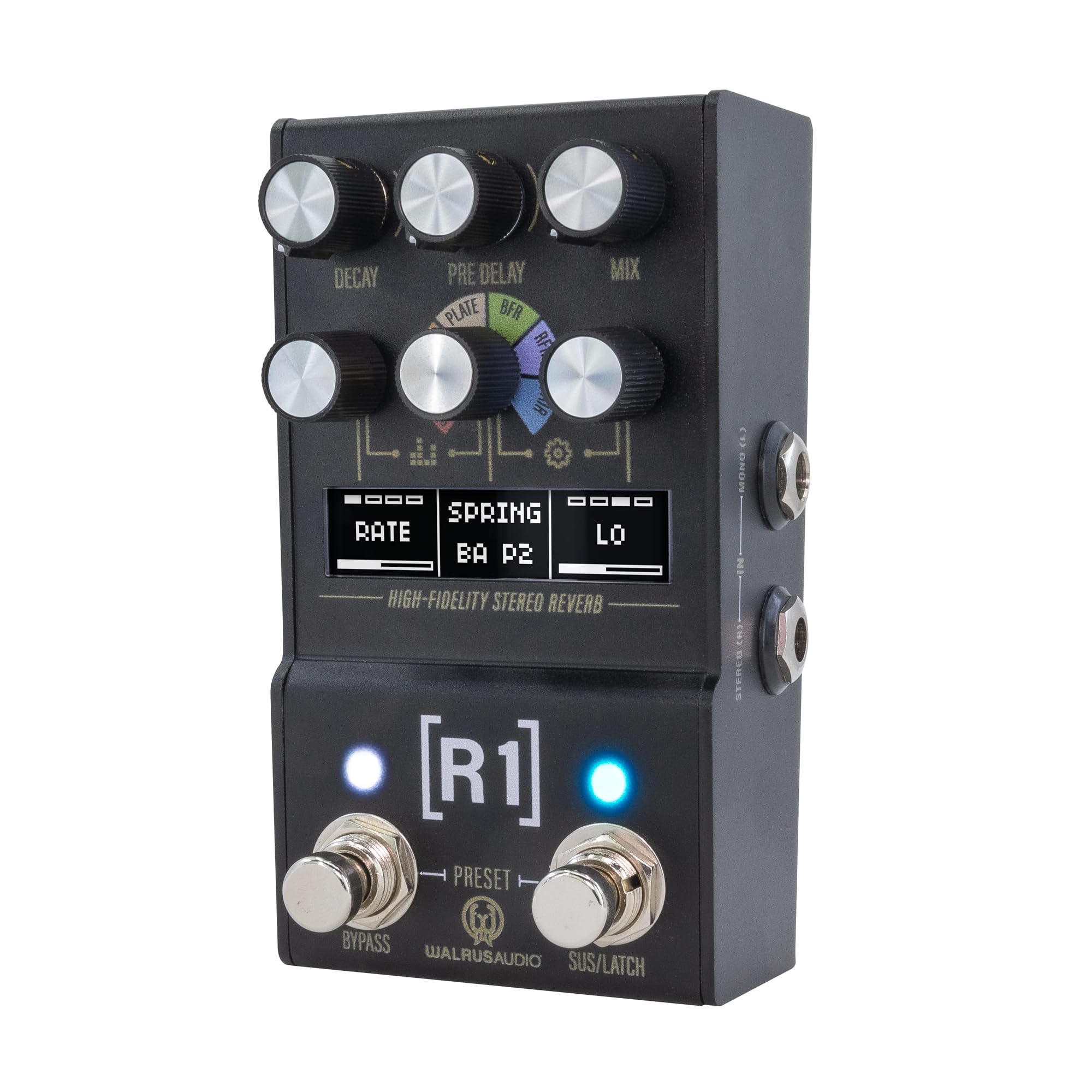 Walrus Audio Mako R1 MKII High-Fidelity Stereo Reverb - Effektgerät für Gitarren