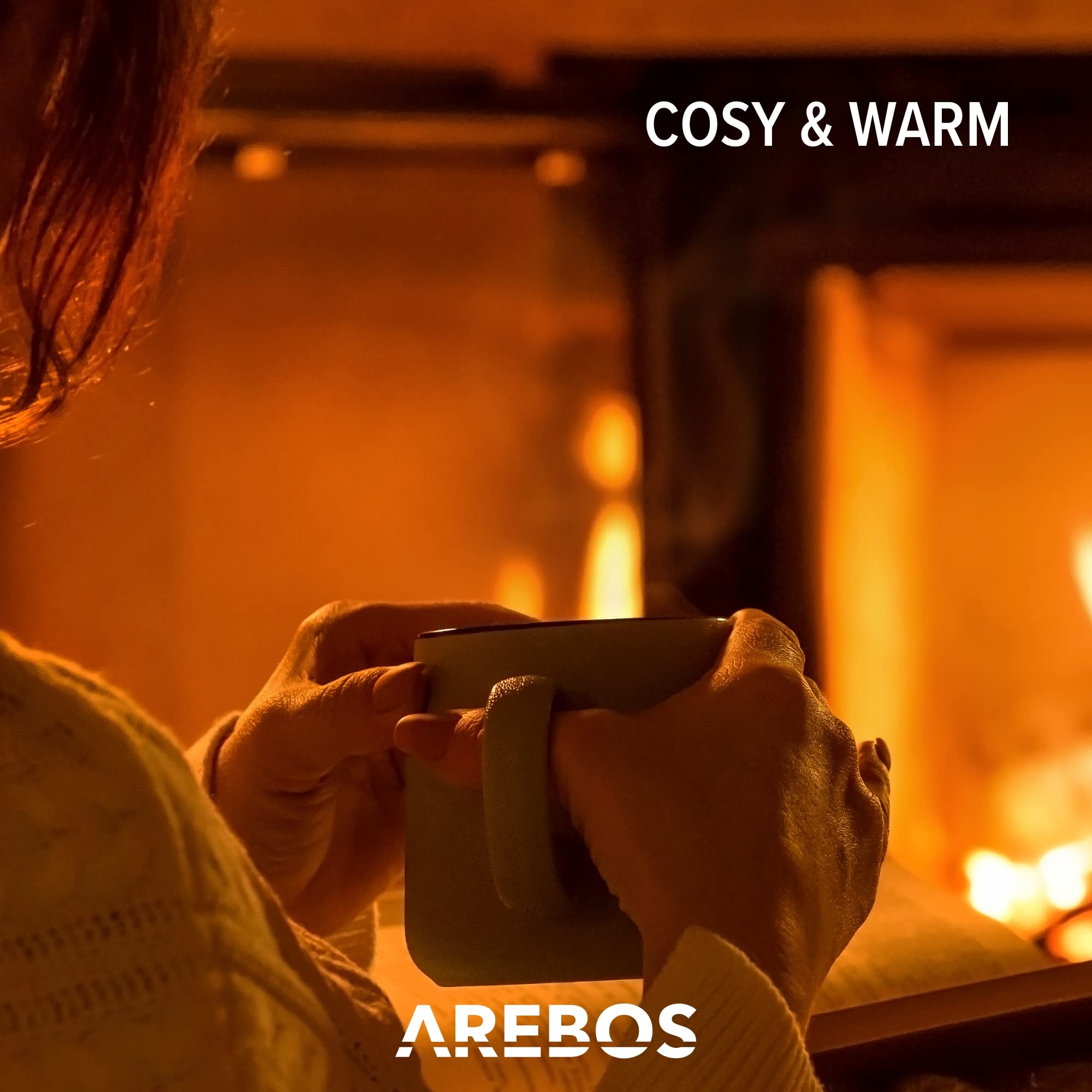 AREBOS Koc elektryczny 160 x 120 cm | Można prać w pralce | Automatyczne wyłączanie, timer, ochrona przed przegrzaniem, funkcja podgrzewania | 9 poziomów ogrzewania | bordeaux
